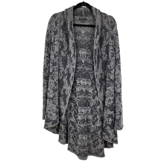 Eileen Fisher System Drape Front Open Long Shawl Collar Sweater Size XS - Picture 1 of 5